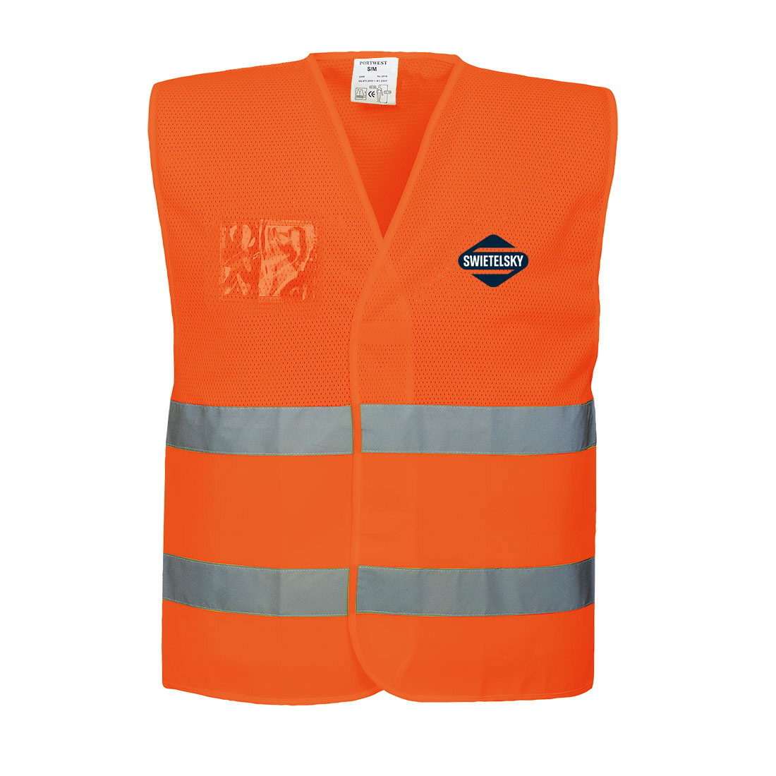 C494 - Síťovaná reflexní vesta HiVis - oranžová - Swietelsky