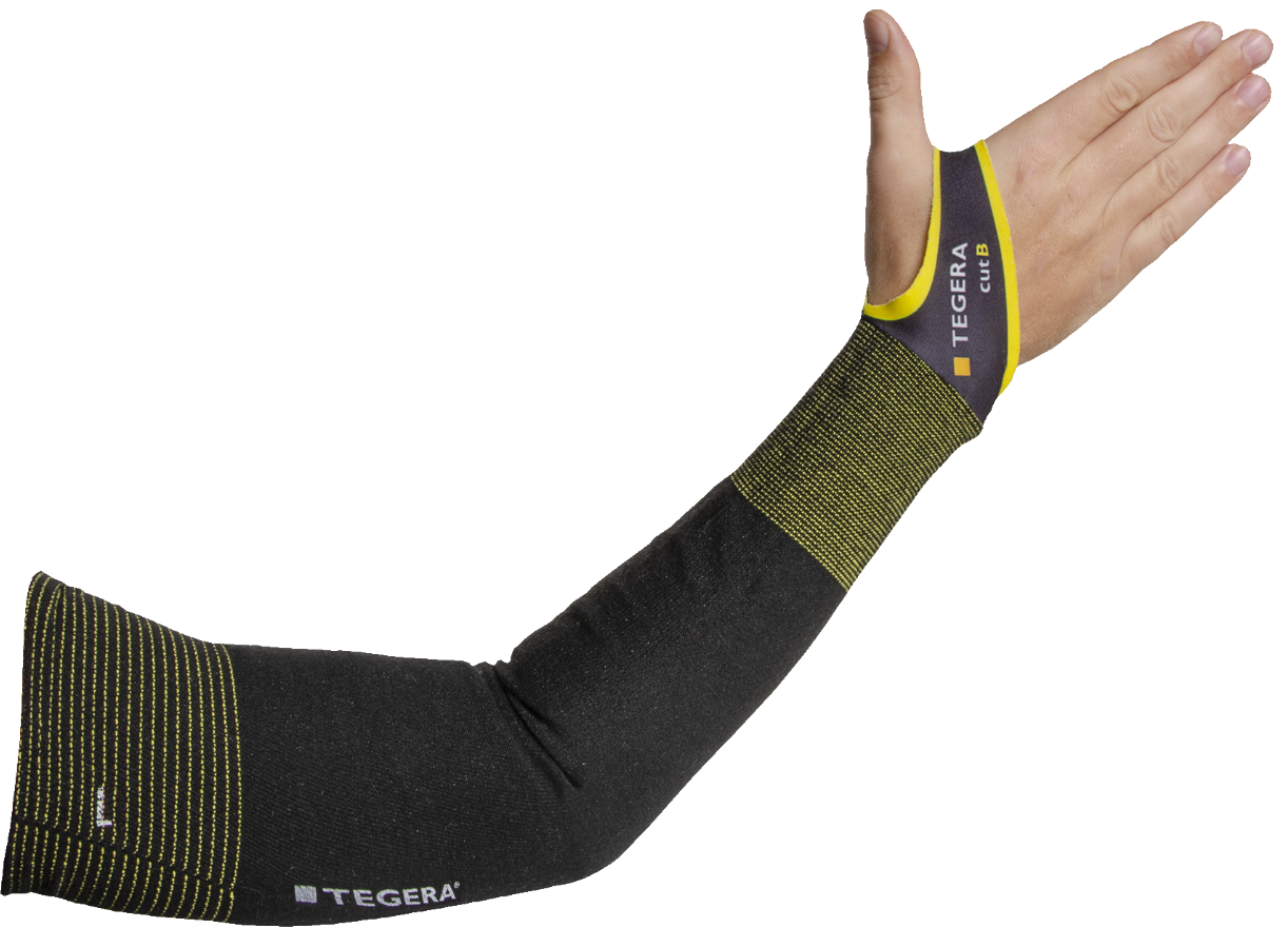 TEGERA 70 rukáv unisex protiřezný - černá/žlutá