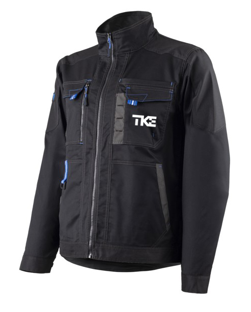 TELICA bunda/blůza unisex stretchová - černá - s potiskem TK Elevator