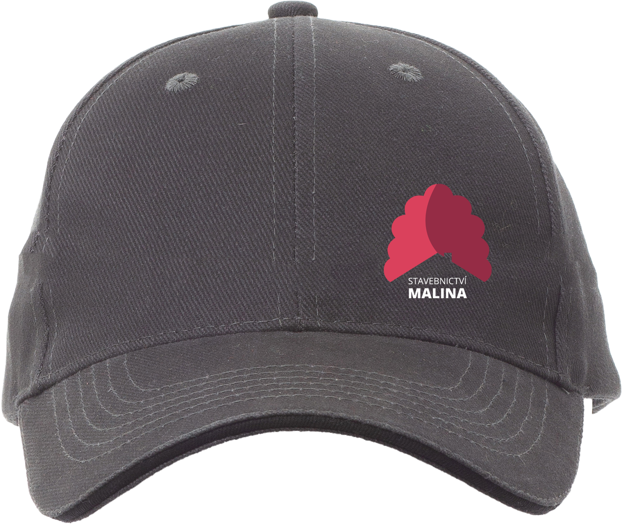 MINNESOTA kšiltovka unisex - antracitová/černá - potisk Malina