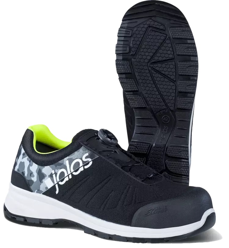 JALAS ZENIT EVO 7168 BOA - polobotka unisex - černá/bílá