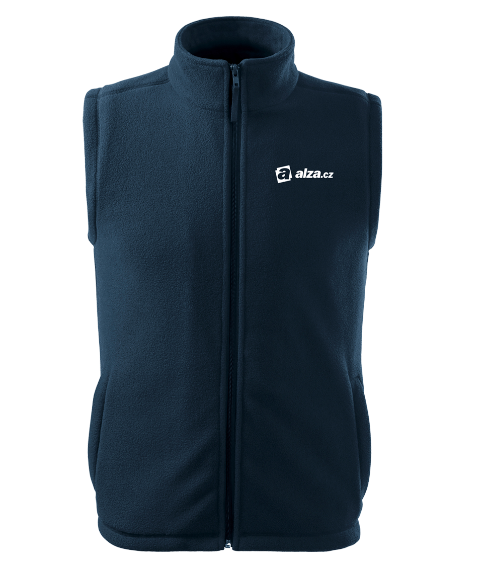 NEXT fleece - vesta unisex - navy - výšivka ALZA