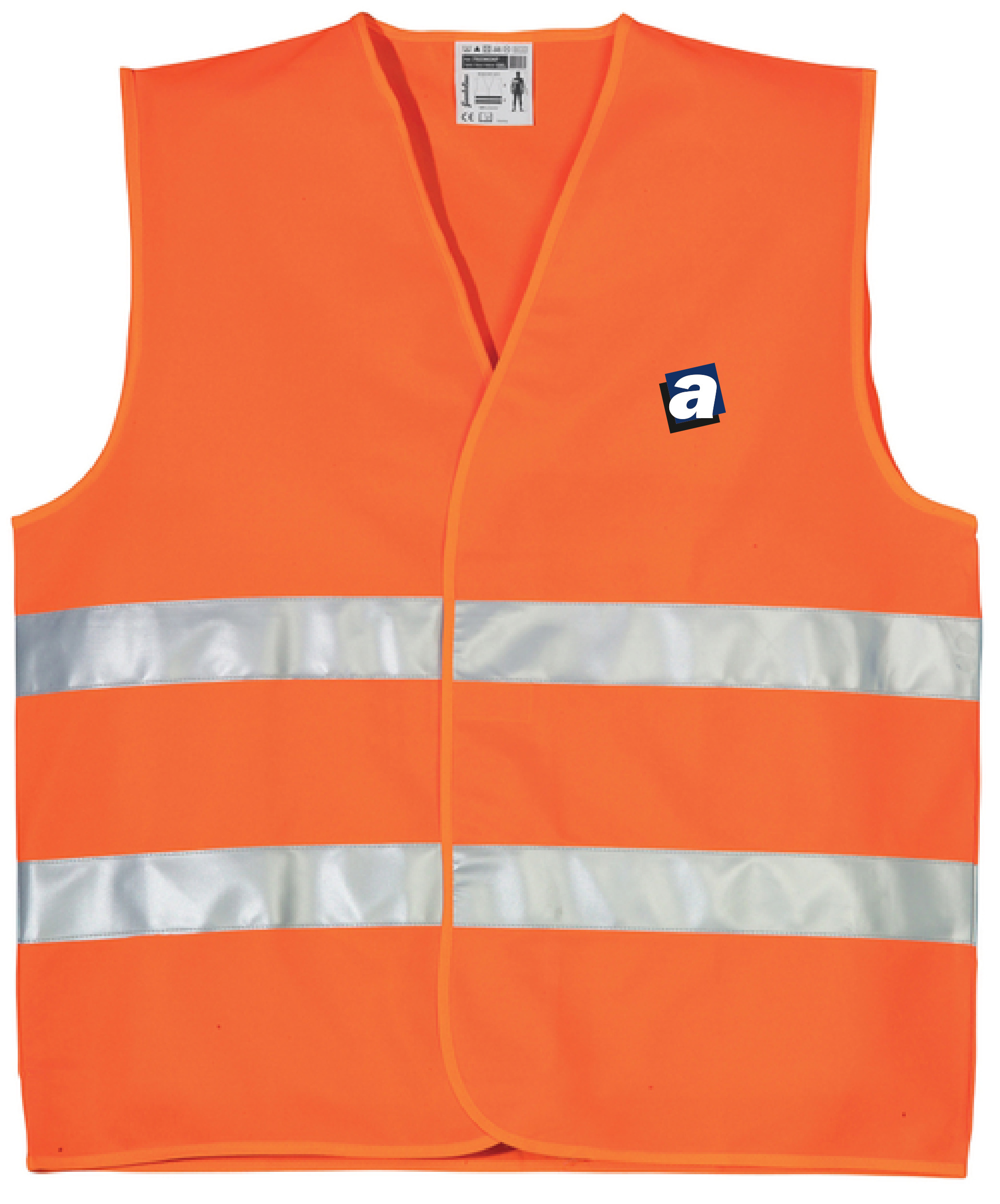 OXFORD vesta HiVis - oranžová - potisk Alza.UNI