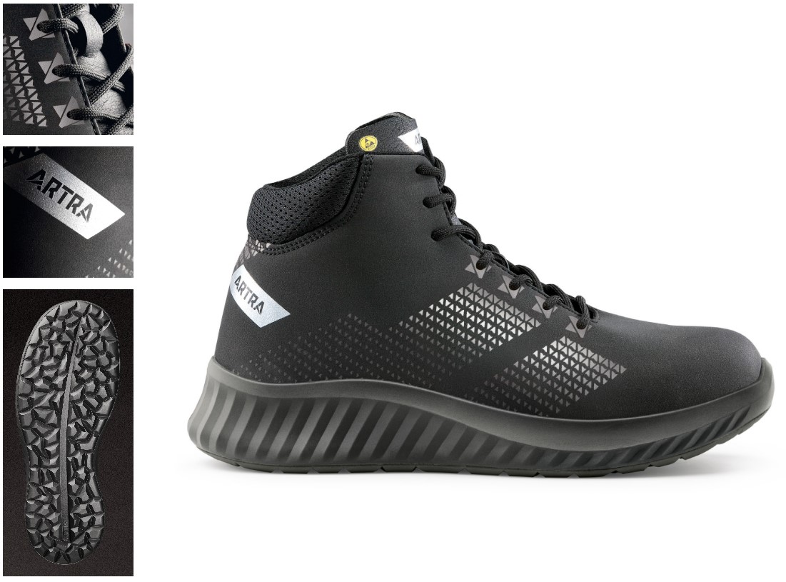 AROSERIO 750 S3 ESD obuv kotníková - černá