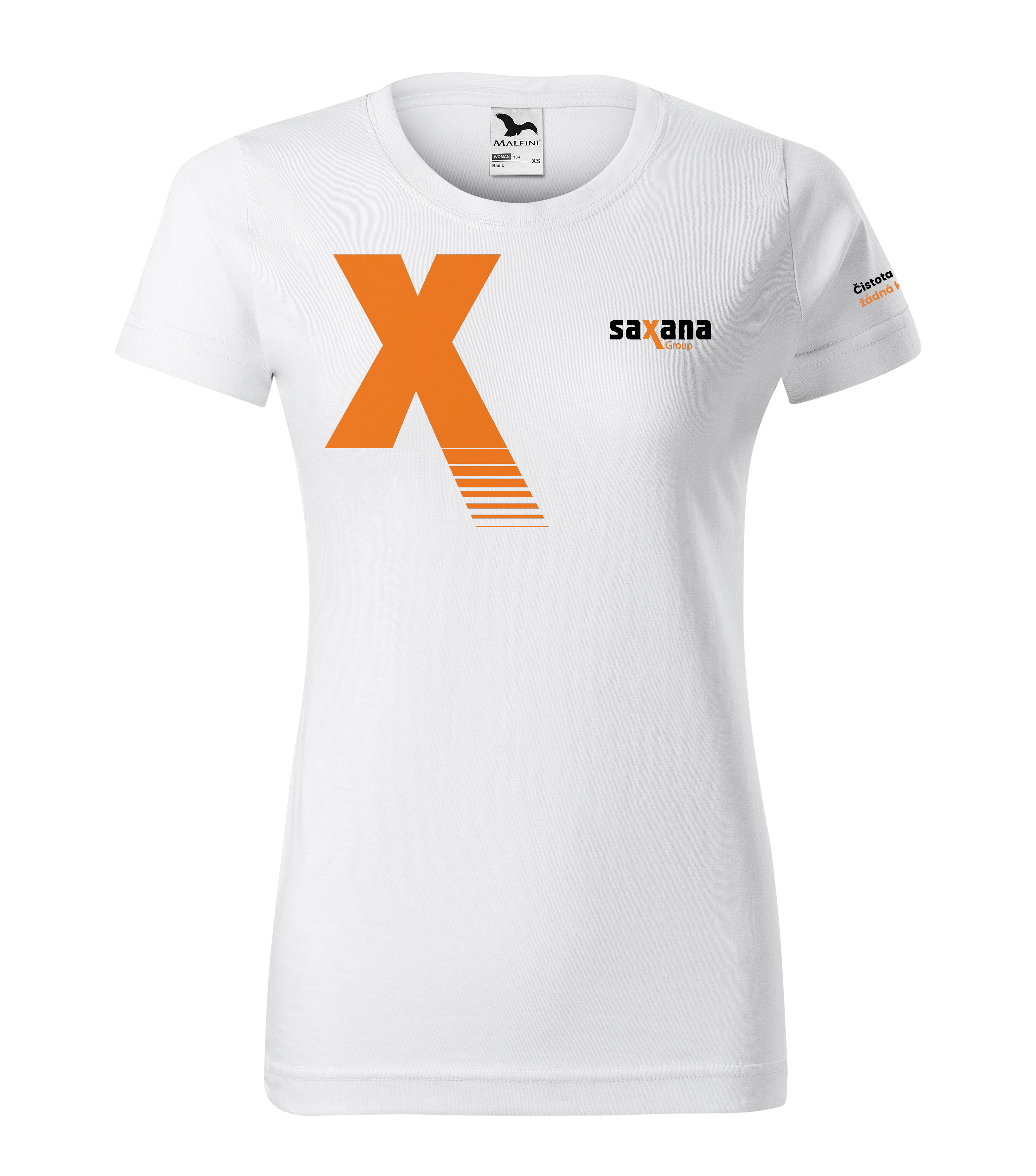 BASIC 134 tričko dámské kr.ruk. - bílá - Saxana