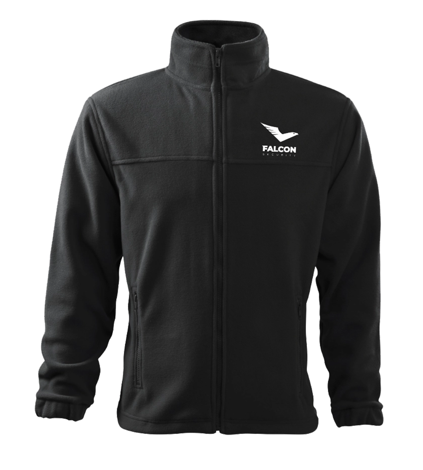 JACKET 501 mikina pánská - ebony grey - výšivka Falcon