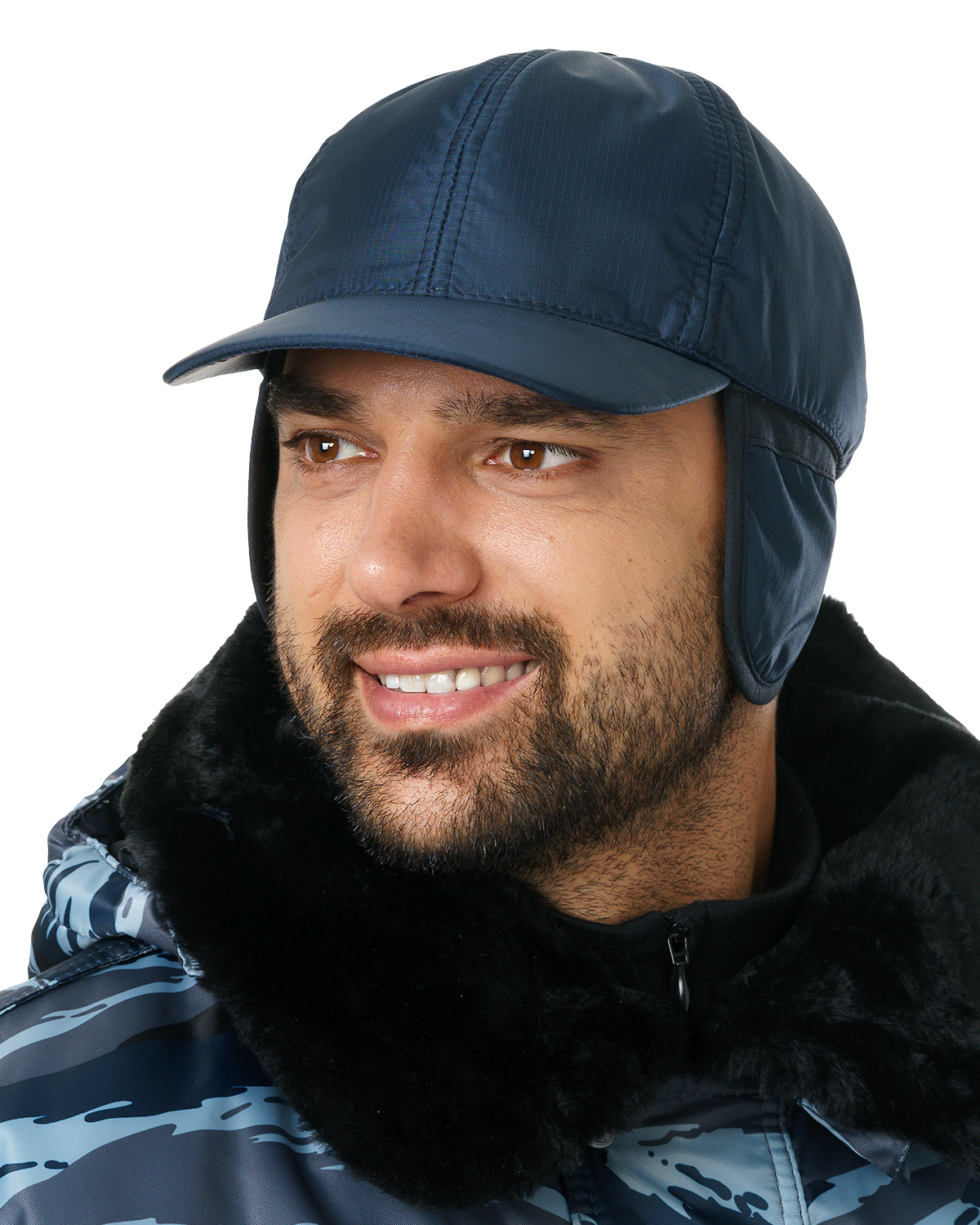 Čepice baseballová zateplená, tmavě modrá