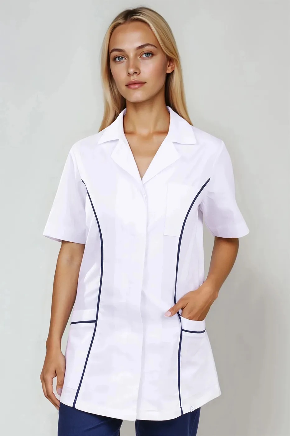 Faza 2 halenka dámská kr. rukáv - bílá