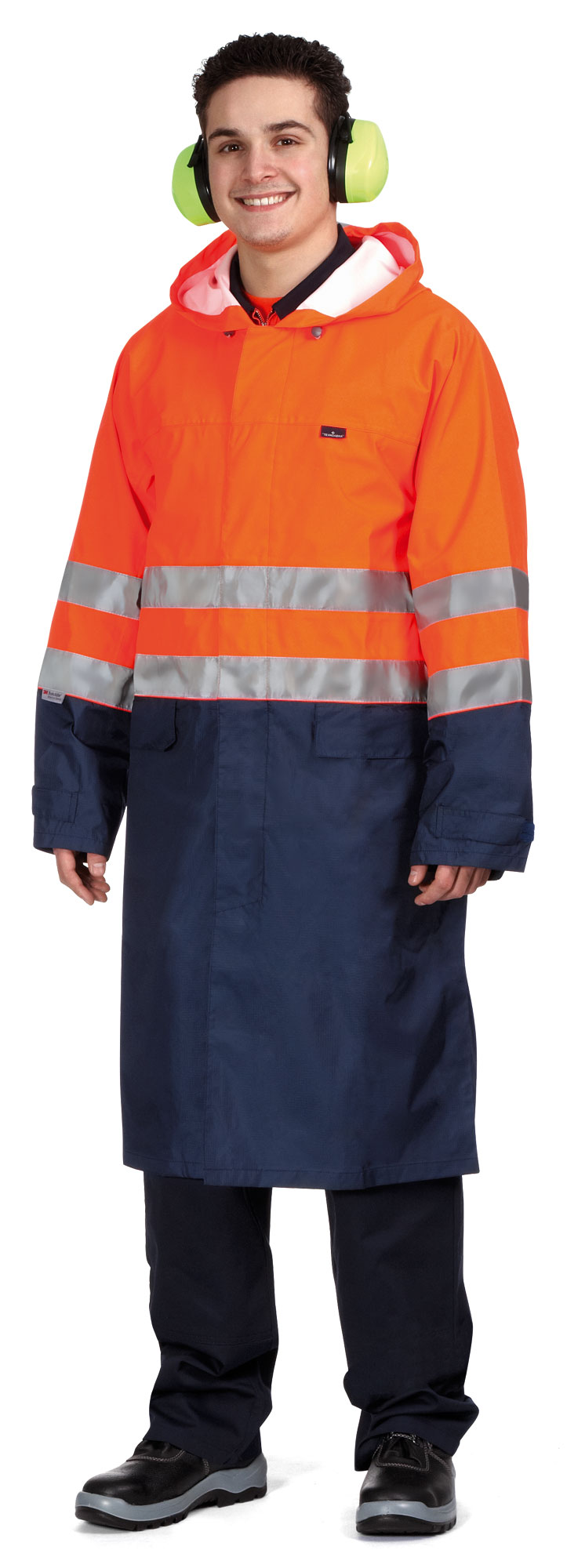 ABSOLUTE Plášť pánský se zvýšenou viditelností modrý/oranž.