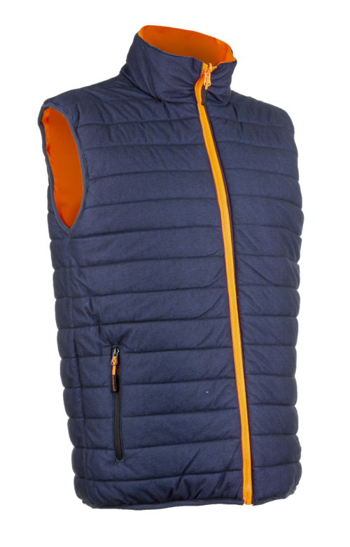 YORU oboustranná vesta - oranžová HV/modrá - Swietelsky