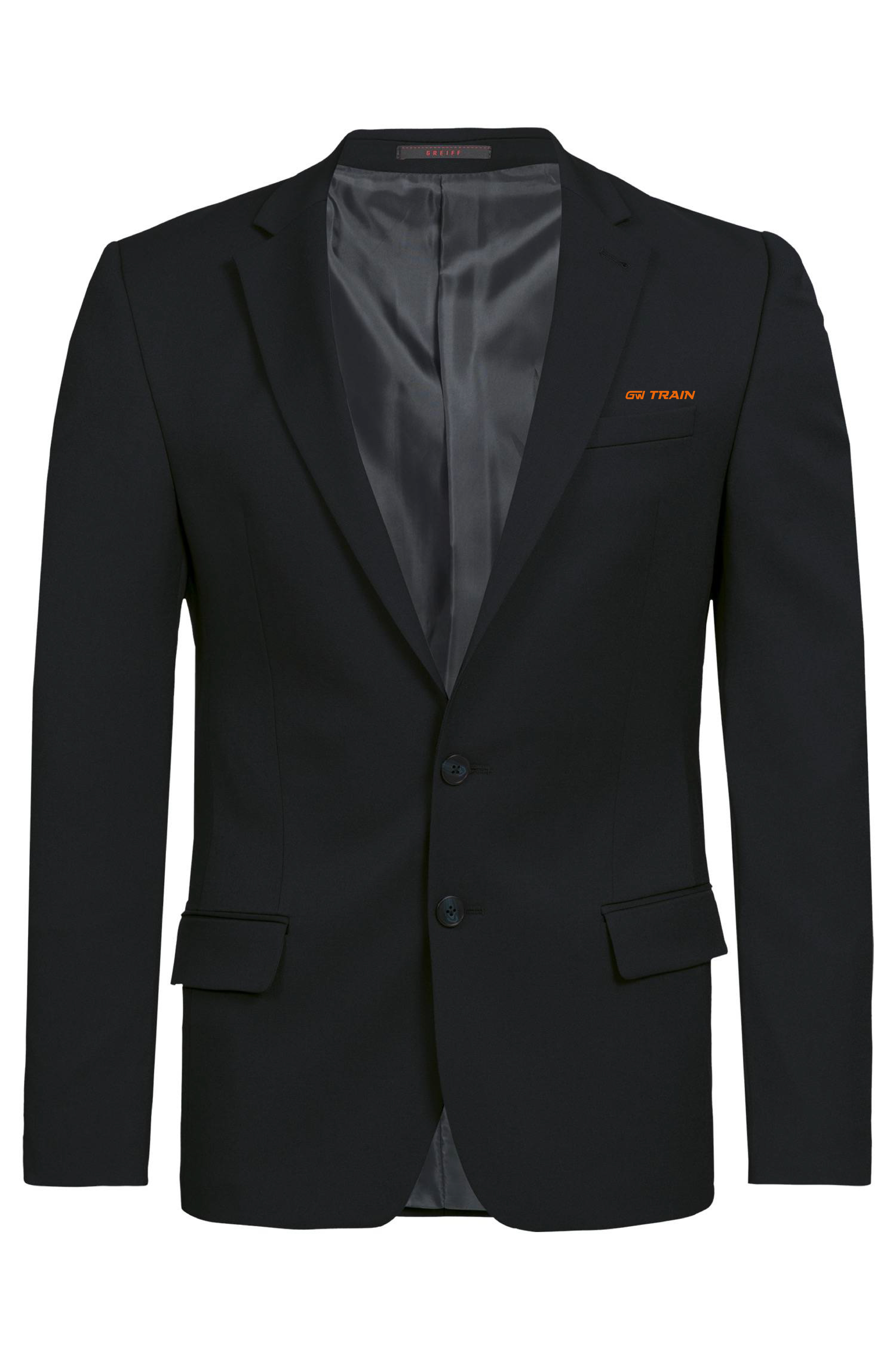 1132- 000-M jacket SF Basic sako pánské - černá - výšivka GW Train