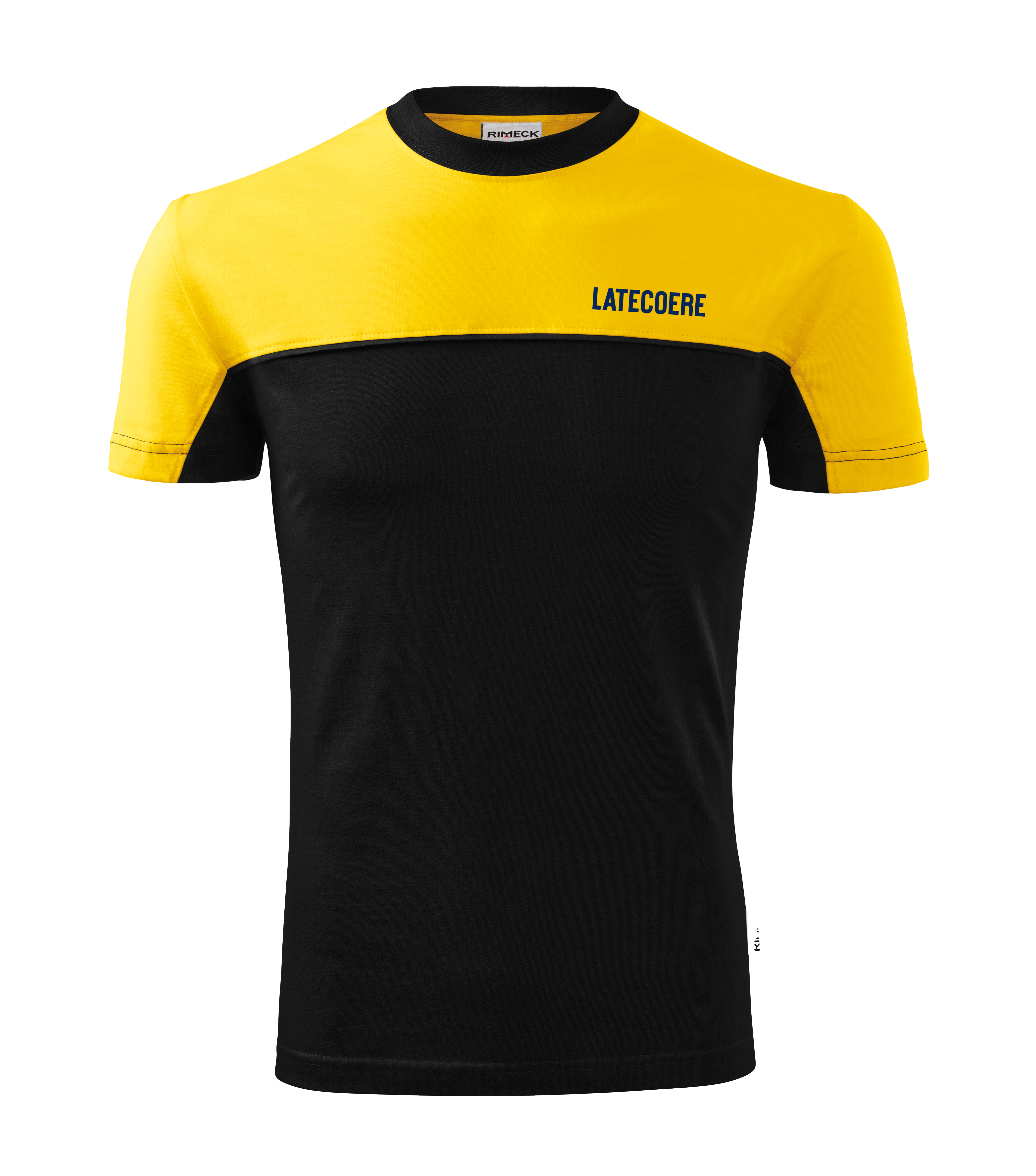 COLORMIX Tričko unisex - žlutá - s potiskem Latecoere