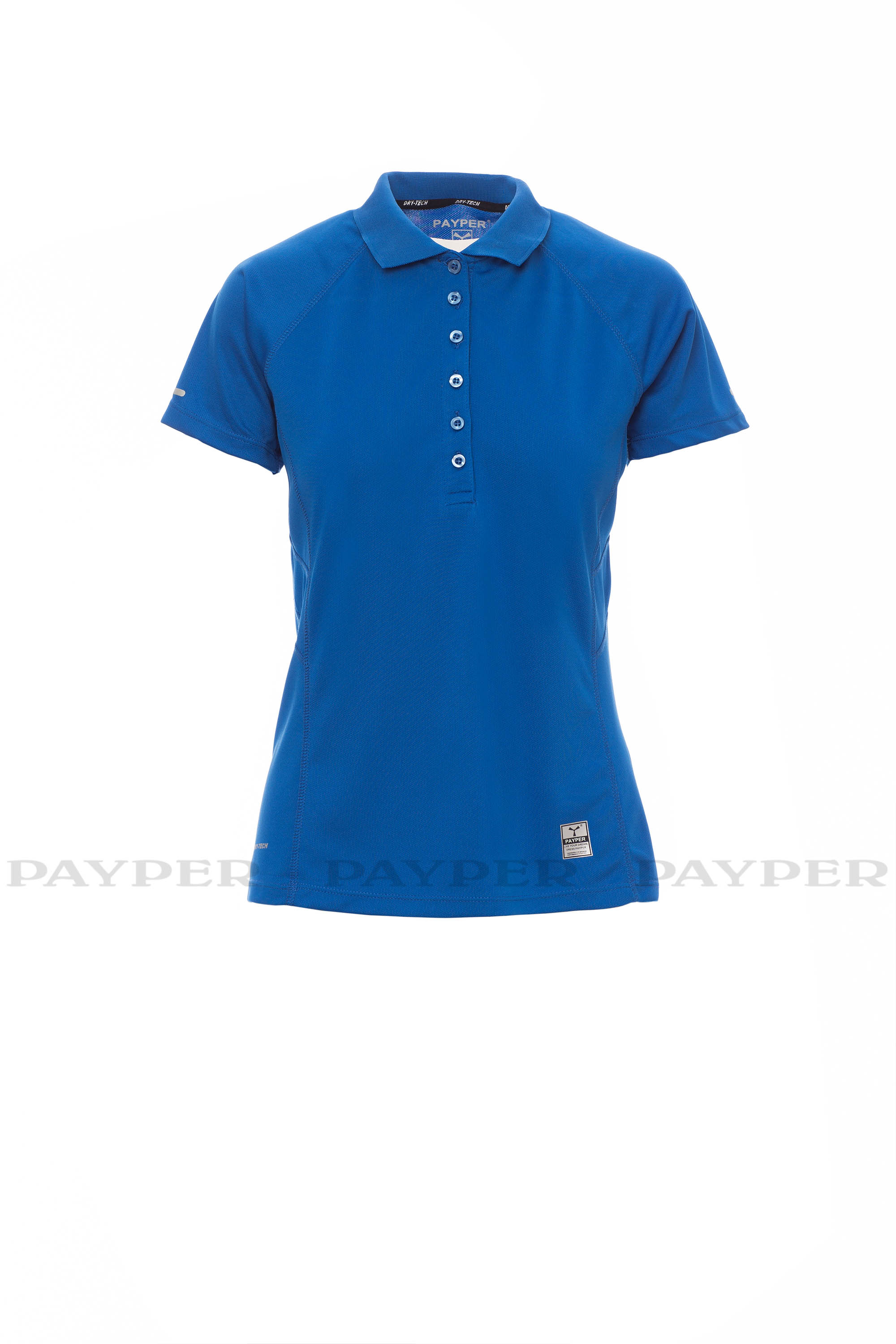 TRAINING LADY polokošile dámská sportovní - královská modrá - potisk TEMO