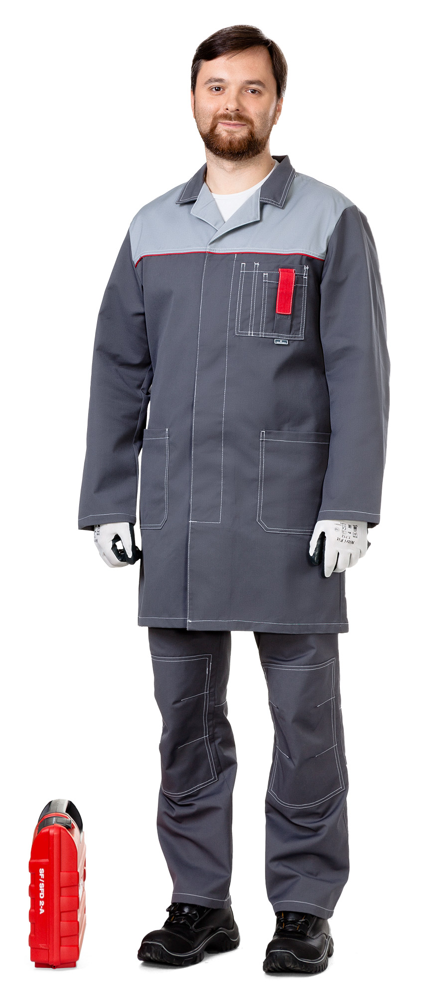 CITY Plášť pánský, tmavě šedý