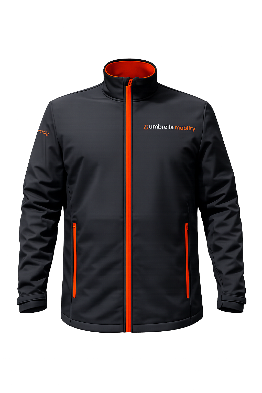 Umbrella bunda unisex softshell - černá - výšivka Umbrella