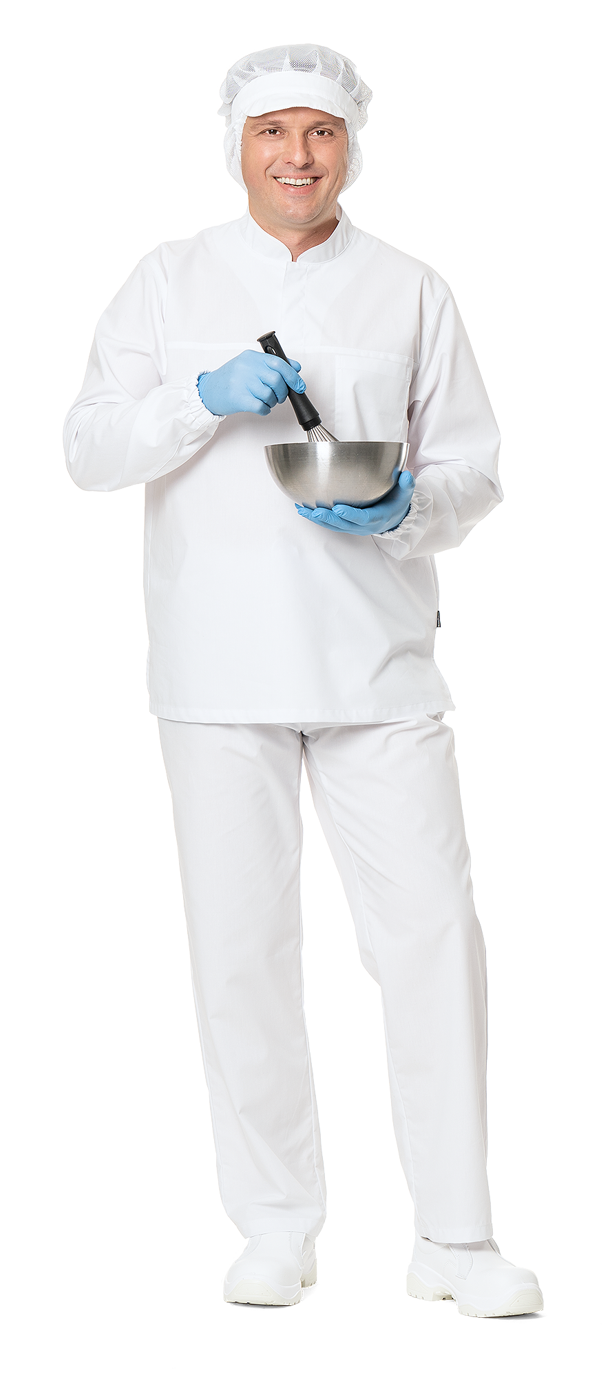 FOODMAKER Halena s límcem unisex-bílá