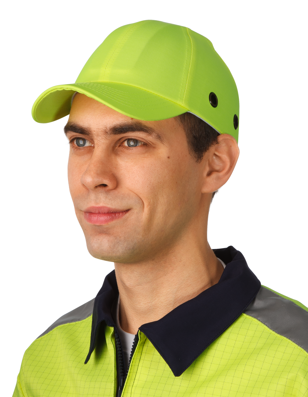 ČEPICE S VÝZTUHOU EP HI-VIS - žlutá