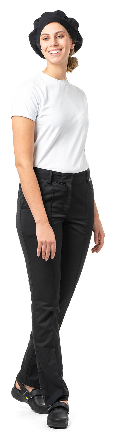 UNIVERSAL Kalhoty dámské  letní černé