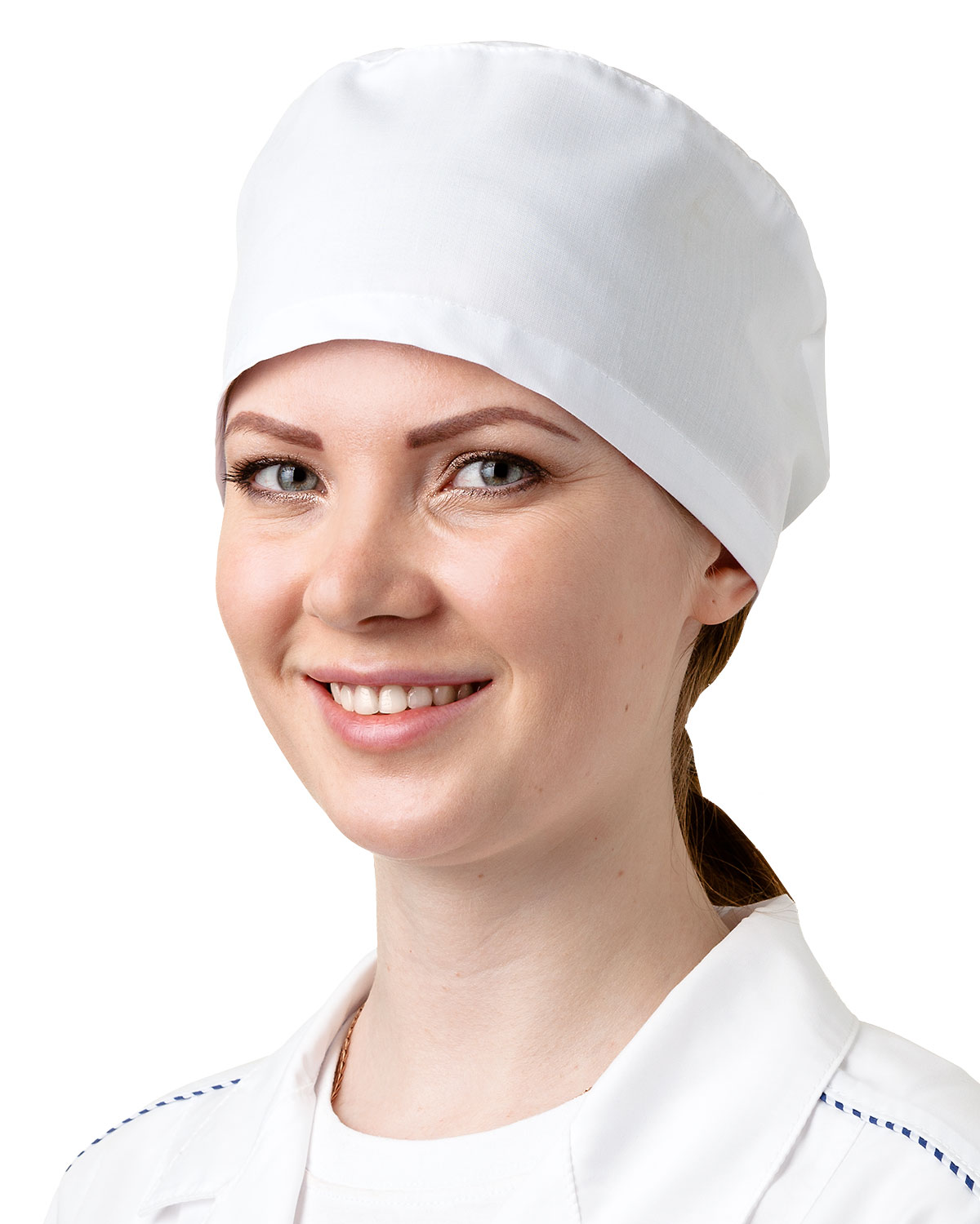 Čepice zdravotnická, bílá