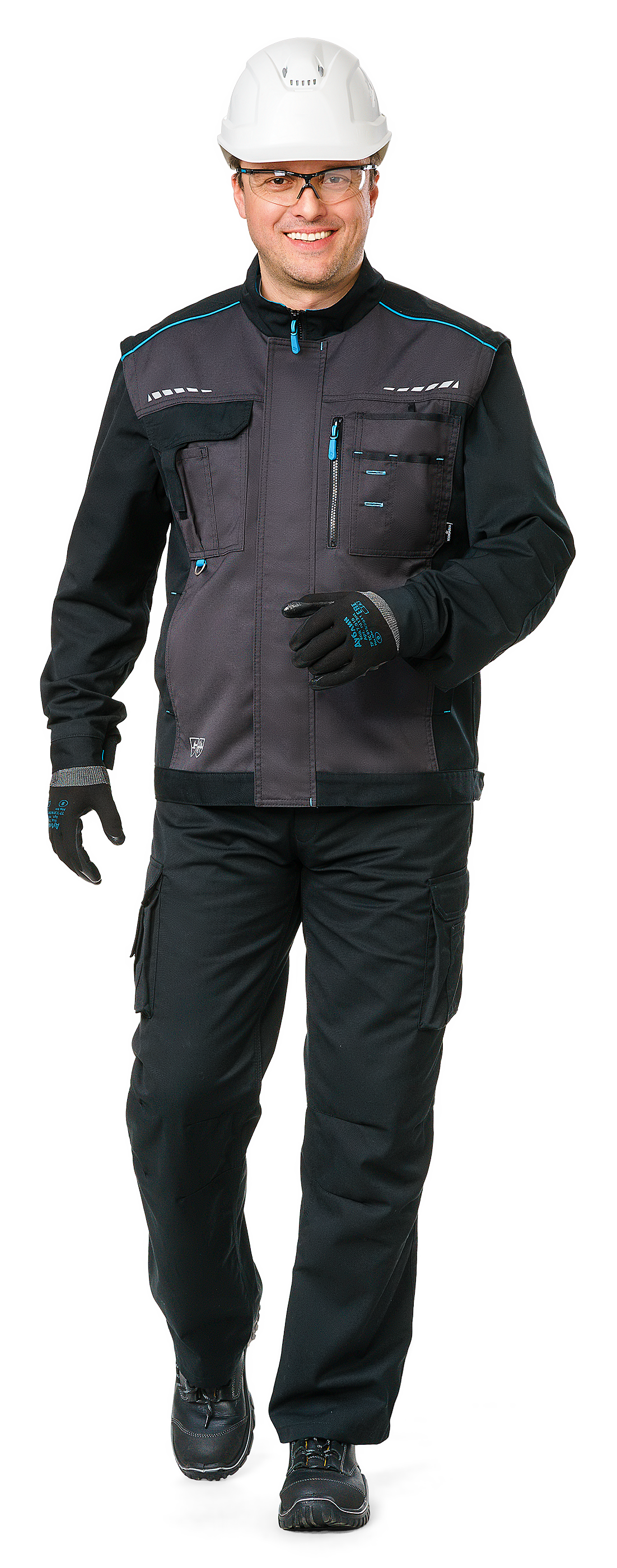 DUBLIN bunda pánská letní - černá/modrá