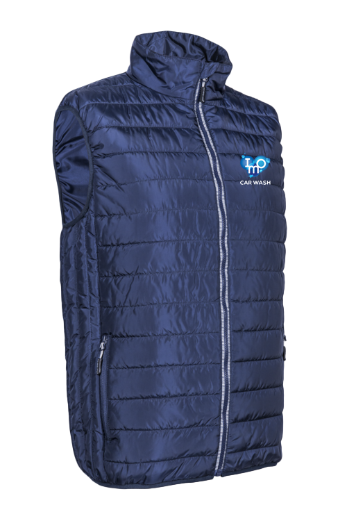 KABA - prošívaná vesta - navy s výšivkou IMO