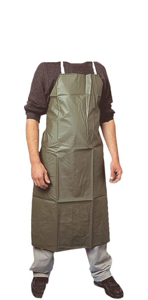 MO56175 Zástěra unisex laclová 110x75 cm PVC - zelená