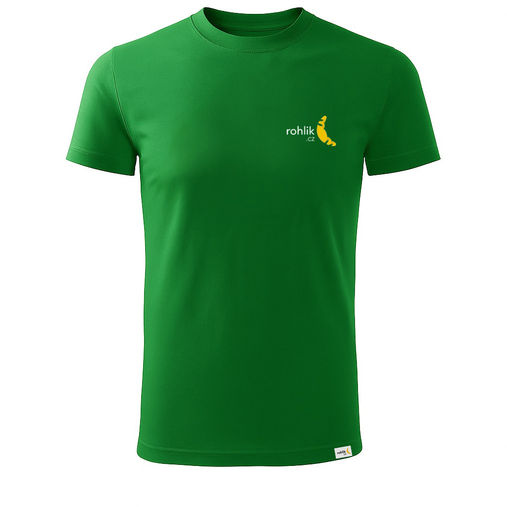 Rohlík.cz tričko unisex kr.ruk. - zelená