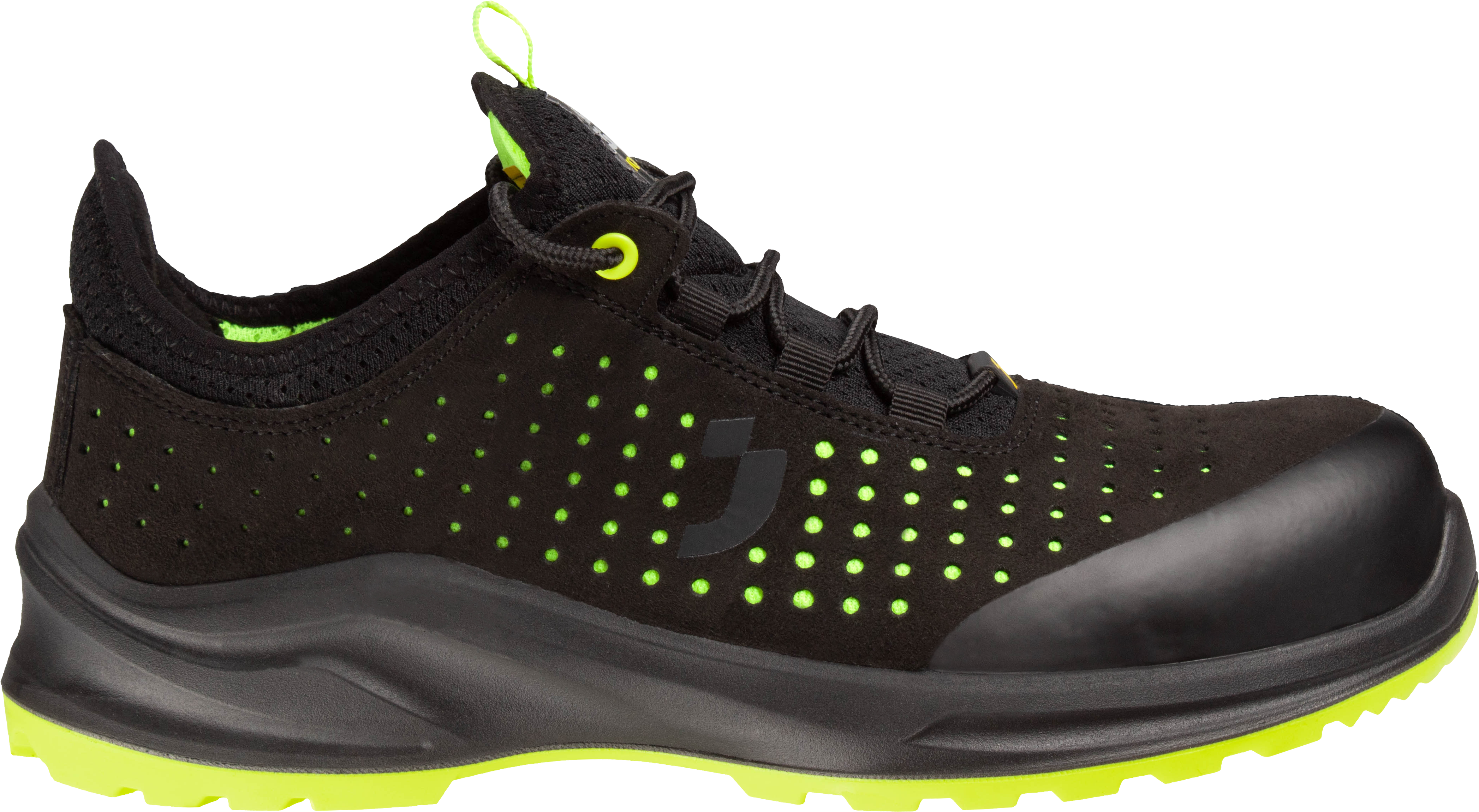 MODULO S1PS LOW PERF polobotka unisex - černá/žlutá fluo