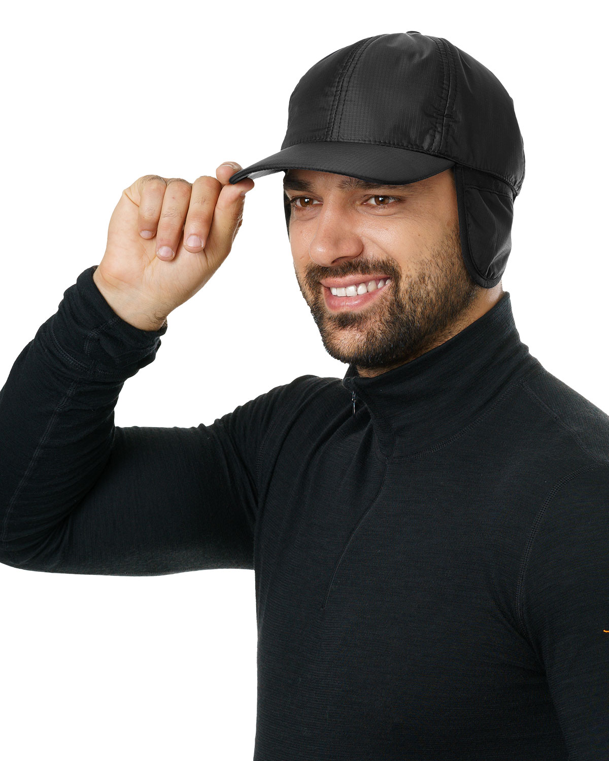 Čepice baseballová zateplená, černá