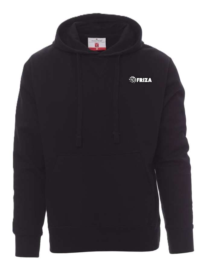 TORONTO mikina pánská s kapucí - černá - výšivka Friza