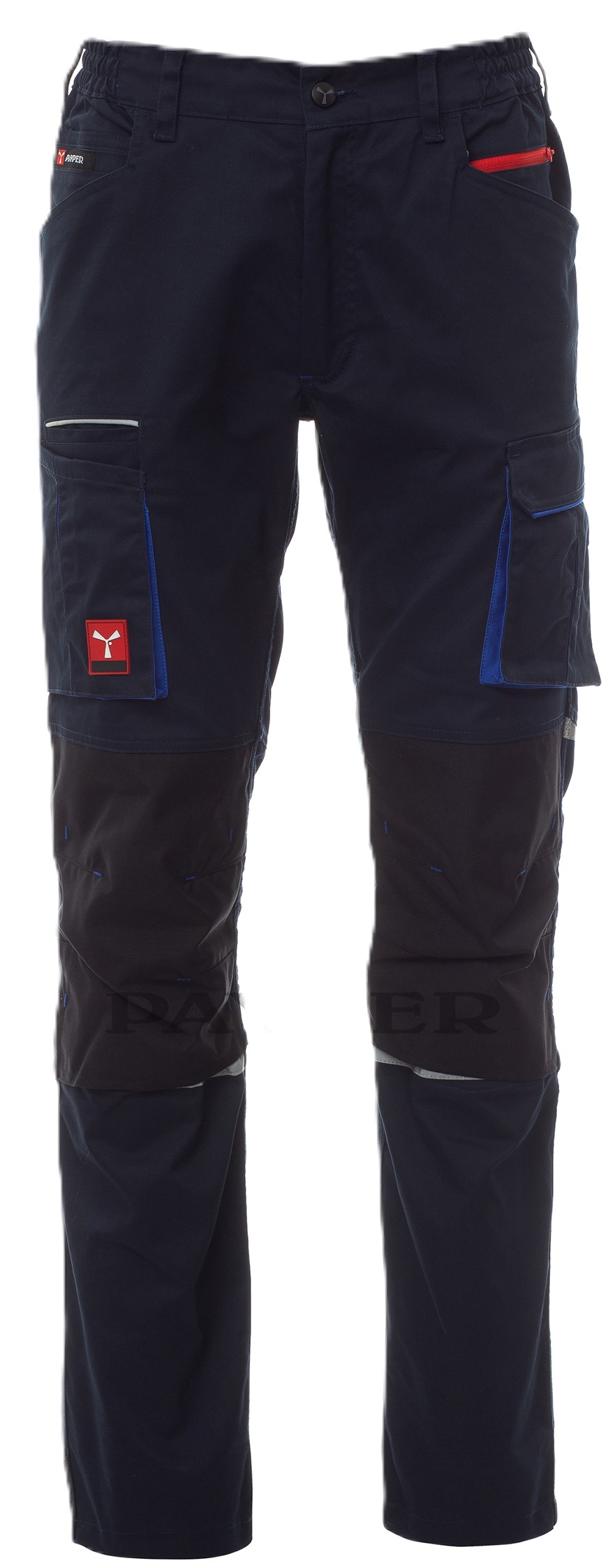 NEXT 400 kalhoty unisex pasové - námořní modrá/černá - potisk Henstav