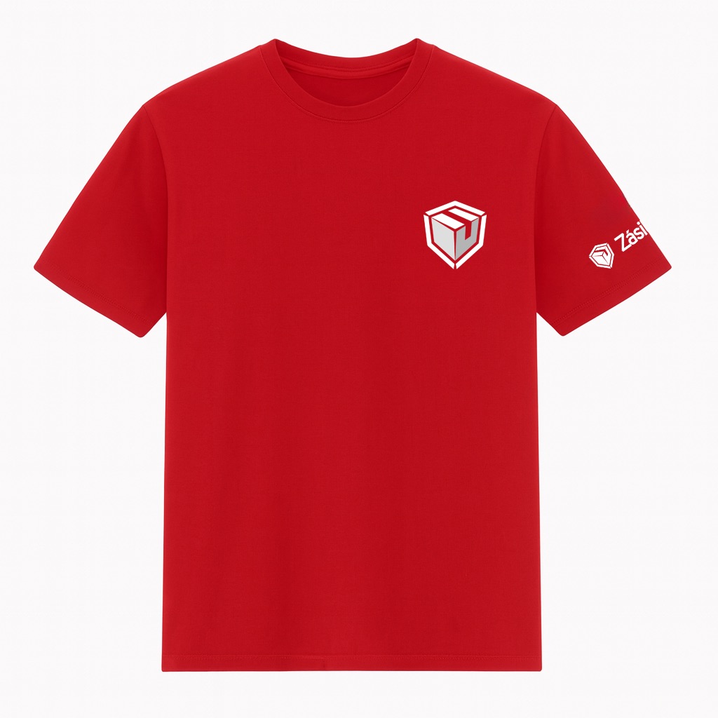 Tričko unisex kr.ruk. - červená - ZÁSILKOVNA