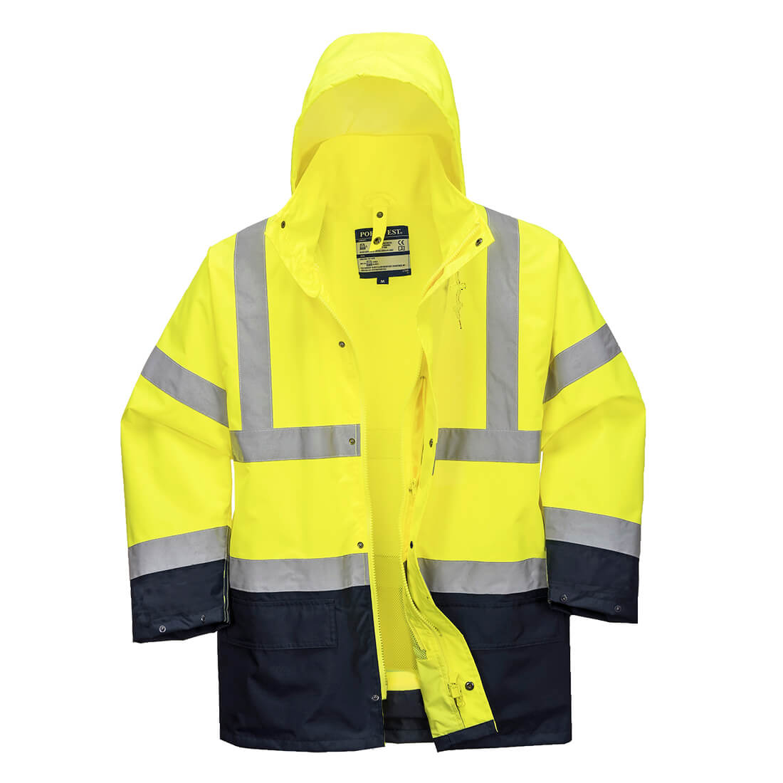 bunda reflexní PORTWEST ESSENTIAL HI-VIS 5 v 1 žlutá