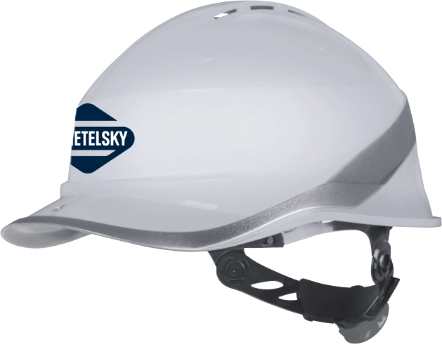 DIAMOND VI WIND Ochranná přilba se sportovním designem - bílá - Swietelsky