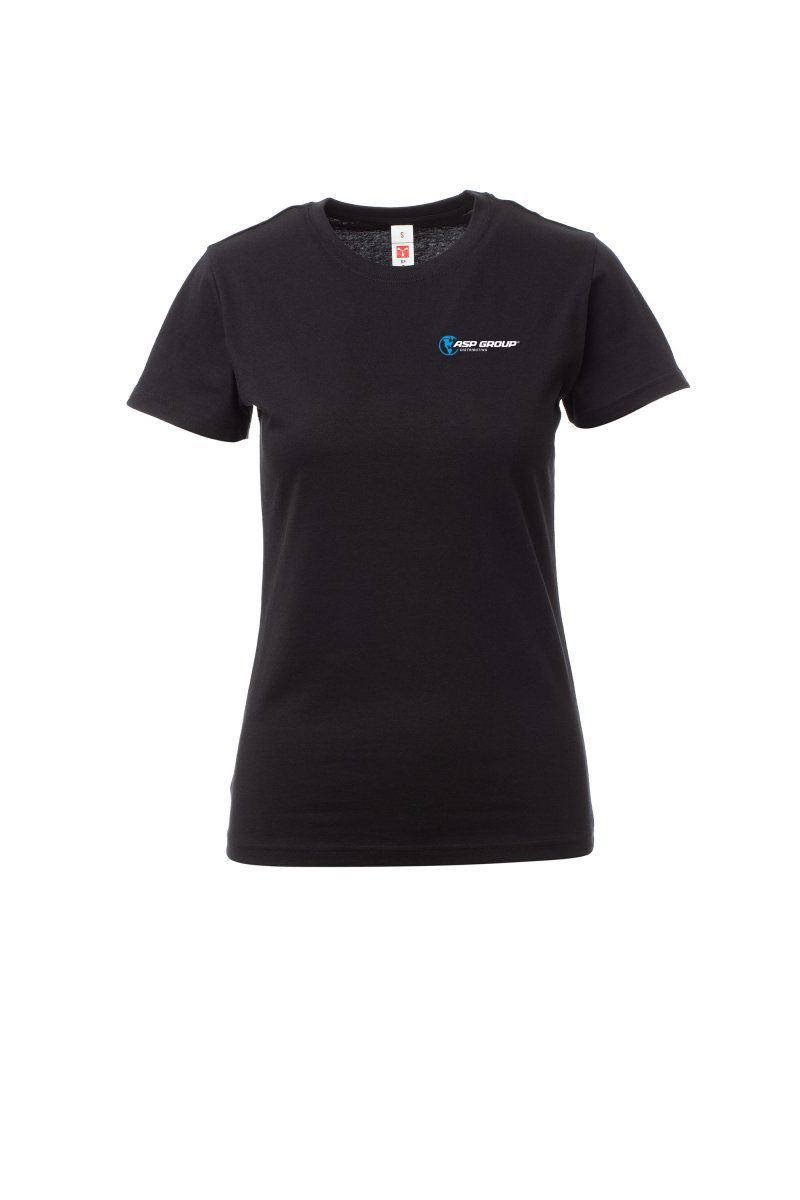 PRINT LADY tričko dámské kr.ruk. - černá - potisk ASP Group