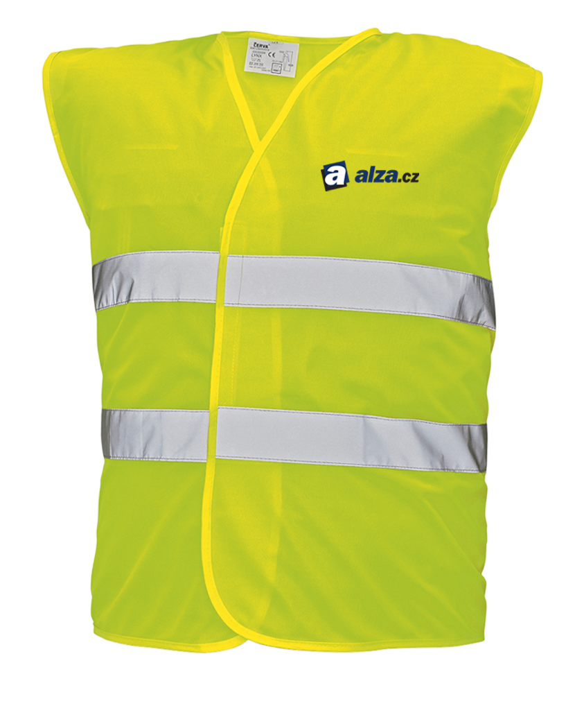 Reflexní vesta - s potiskem Alza.sk