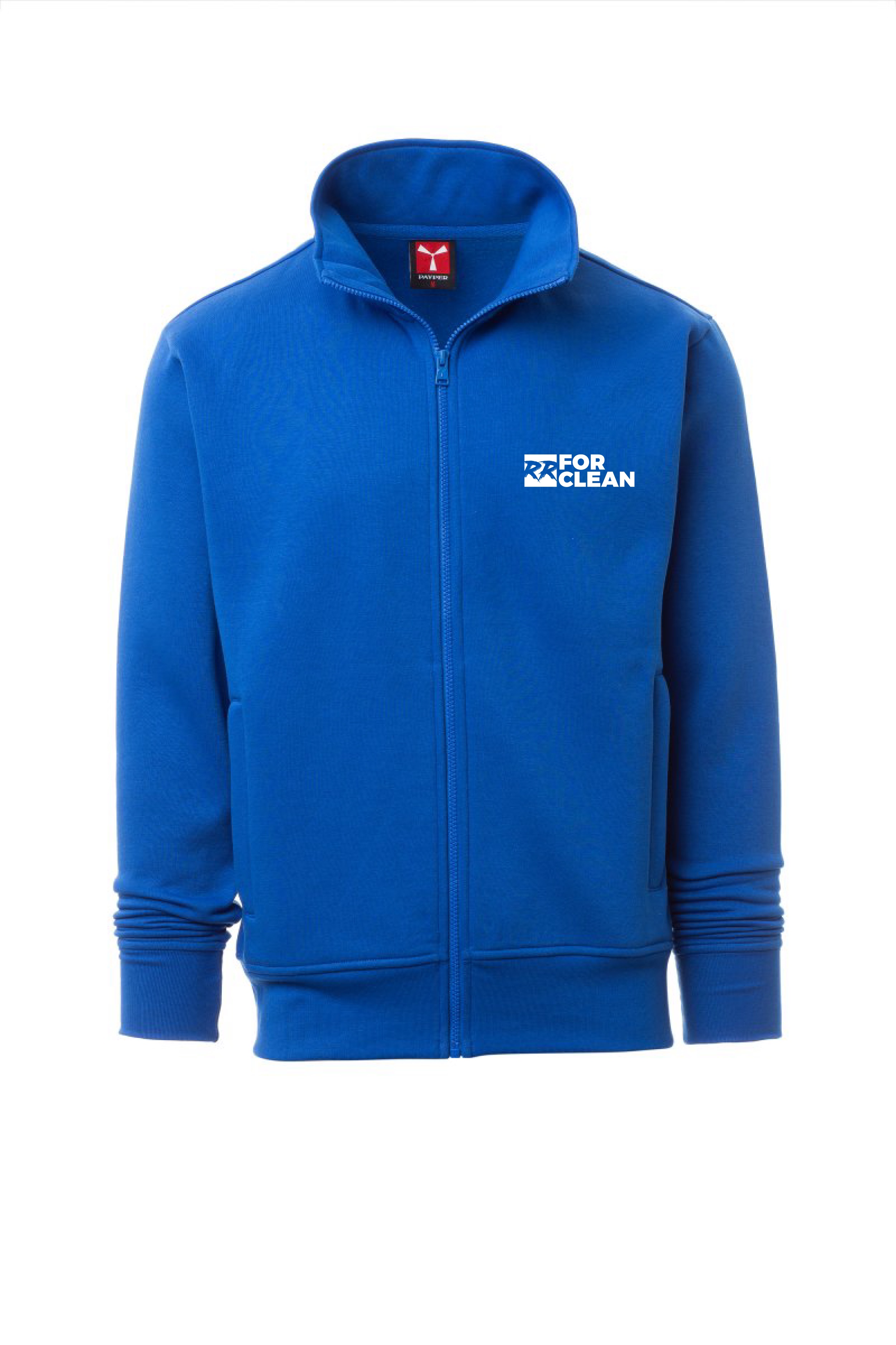 HOOVER mikina pánská - královská modrá - potisk RR For Clean