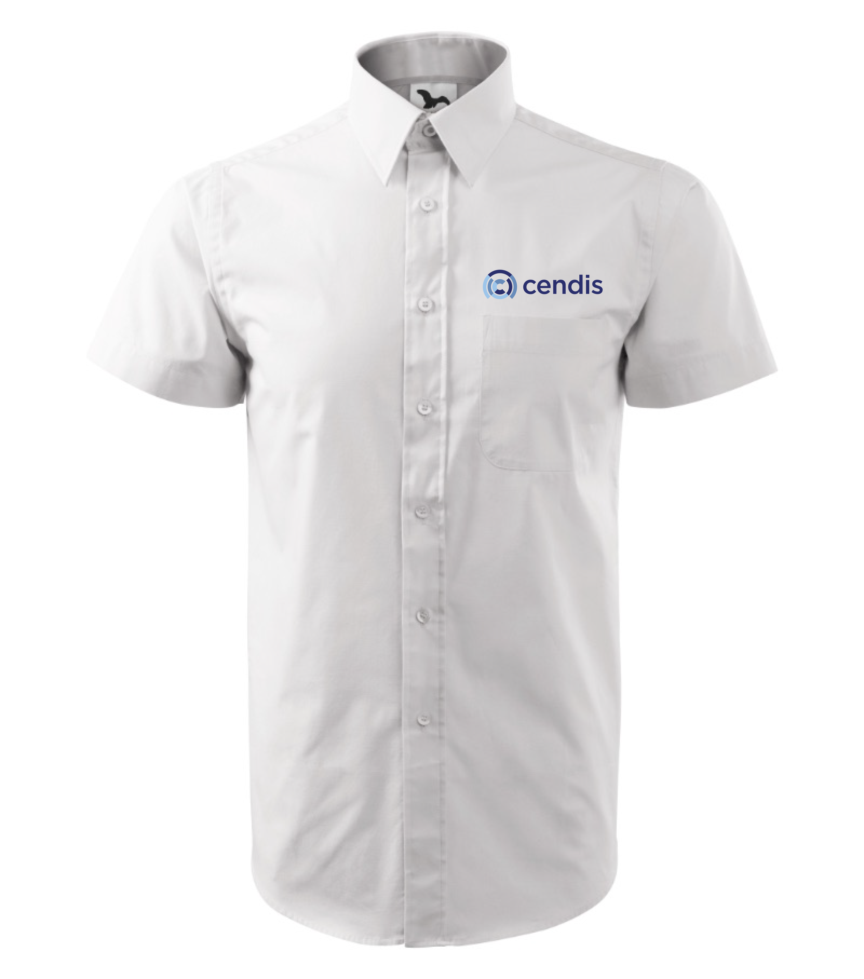 CHIC košile pánská-bílá - potisk Cendis
