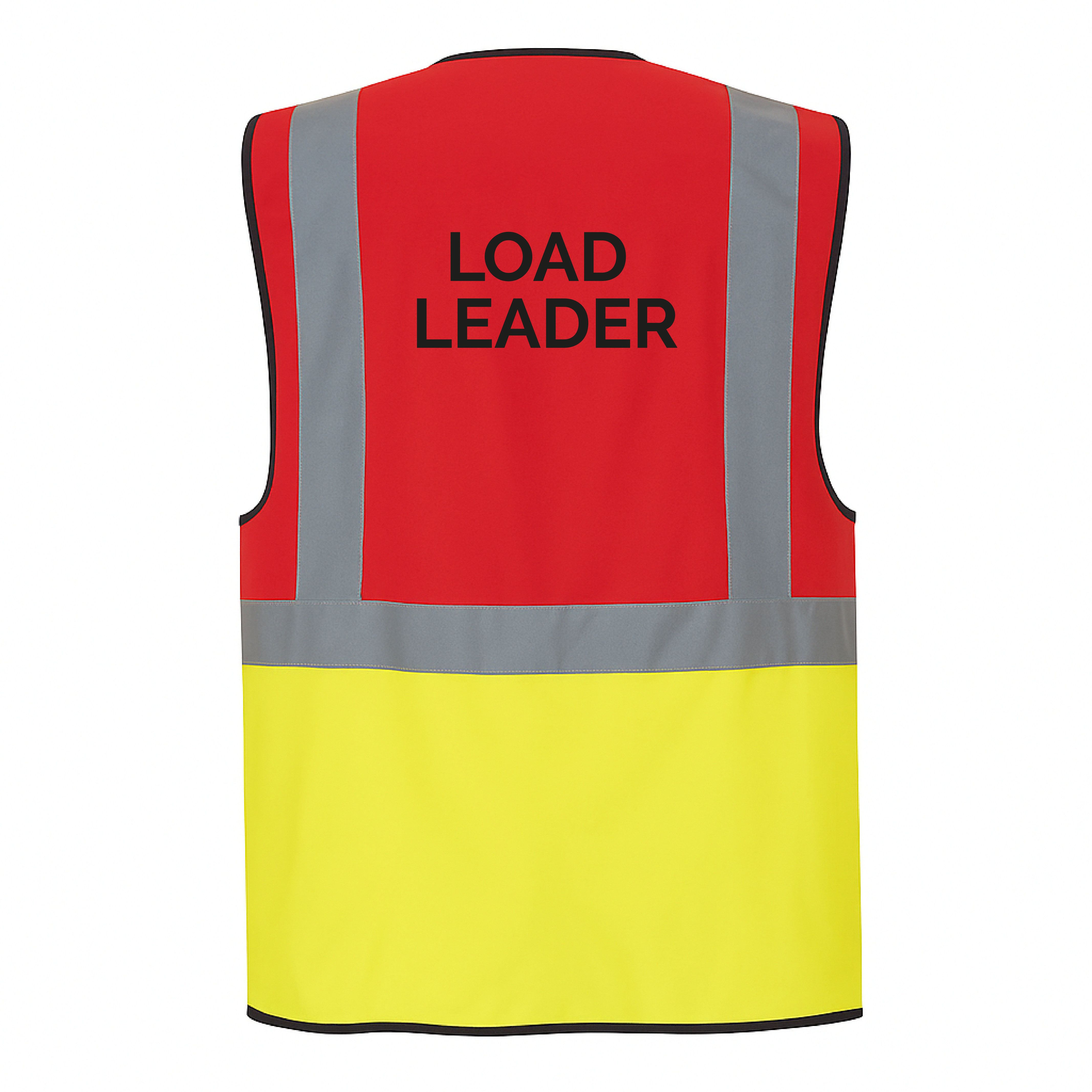 C276 PARIS EXECUTIVE vesta unisex reflexní - žlutá/červená - potisk FM Česká "LOAD LEADER"