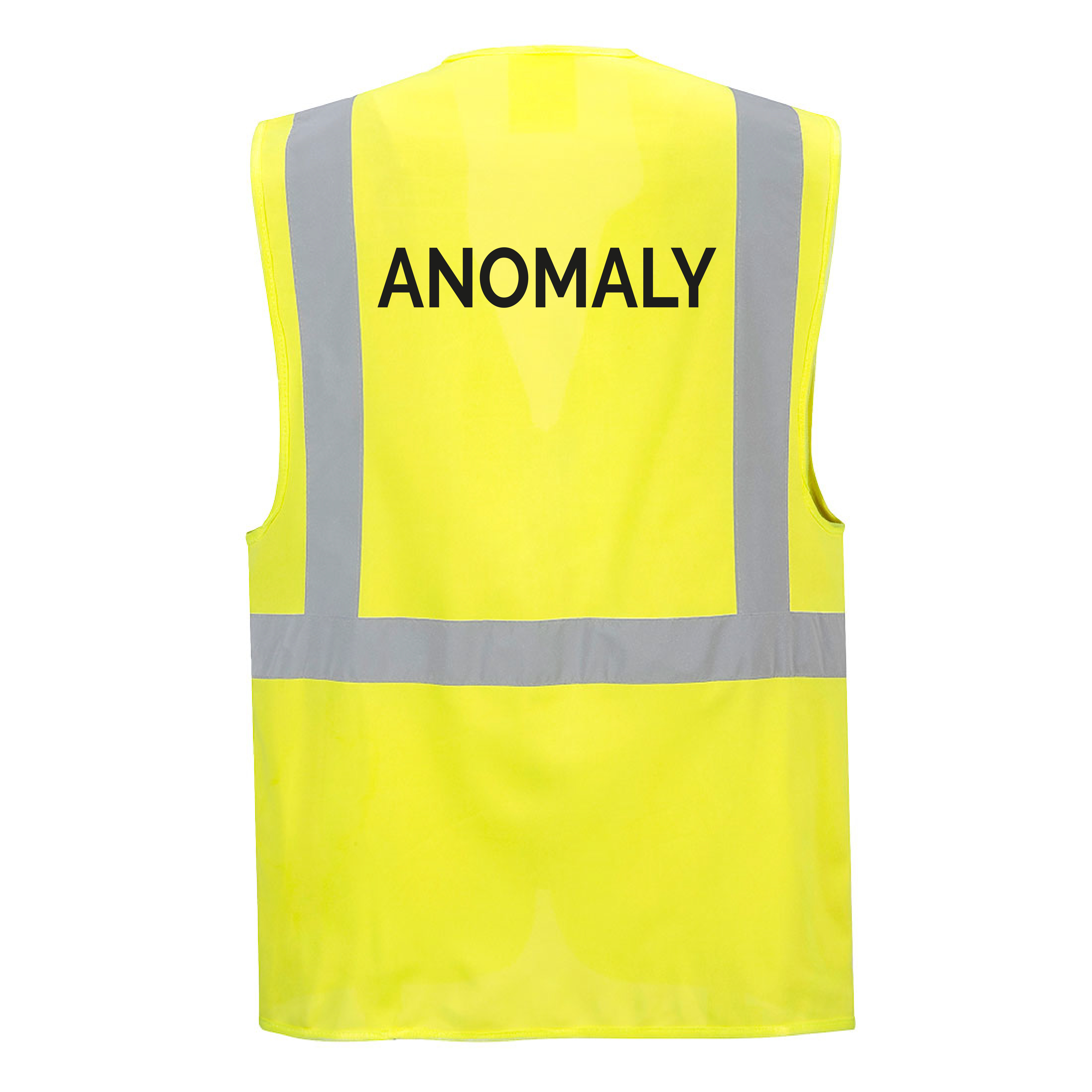 Berlin reflexní manažerská vesta - žlutá - s potiskem ANOMALY