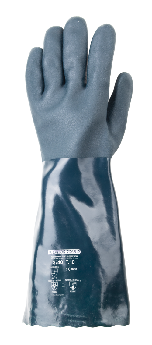EUROCHEM 3740 rukavice unisex PVC - zelená