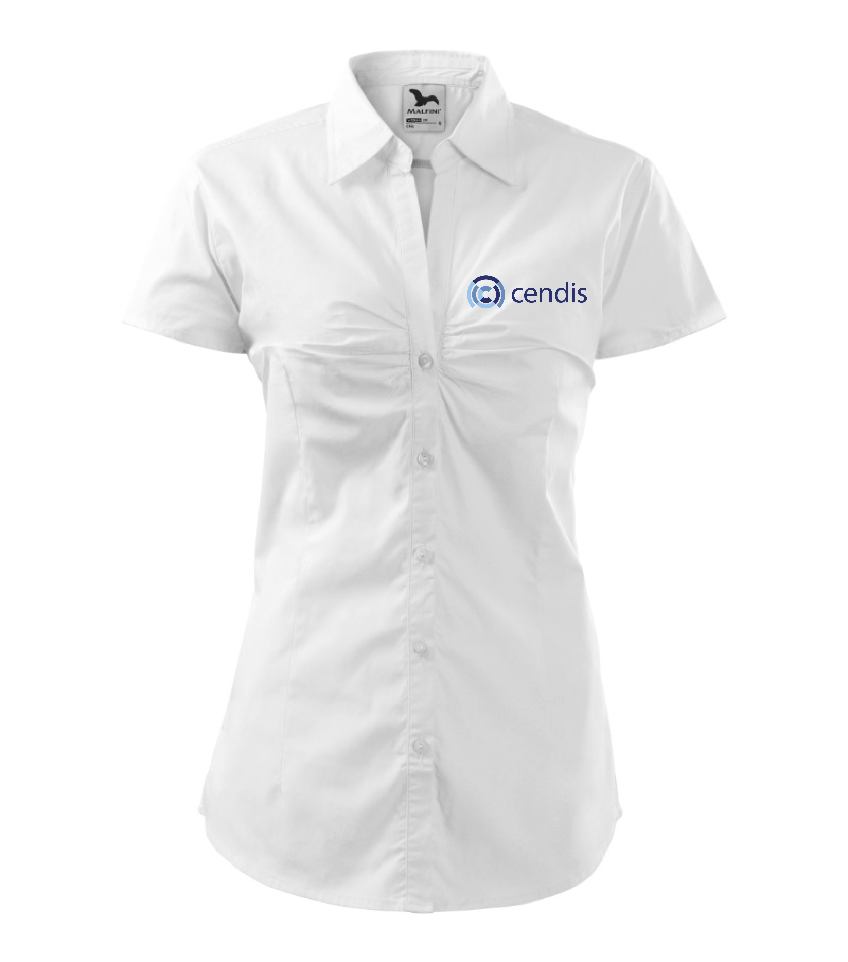 CHIC košile dámská - bílá - potisk Cendis