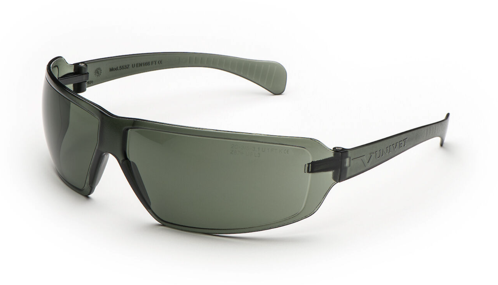Ochranné pracovní brýle UNIVET zelený G15 rámeček - zelený G15 zorník