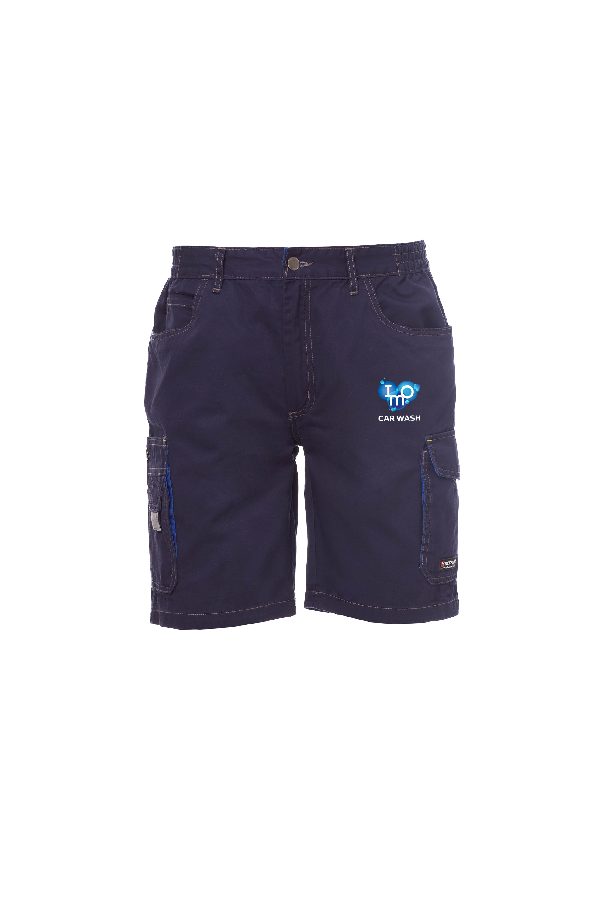 Kraťasy SANDIEGO - Navy blue/royal blue s výšivkou IMO