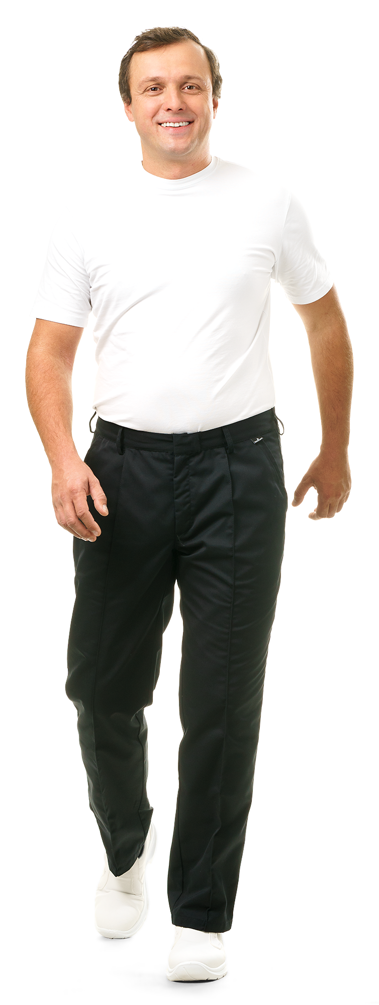 UNIVERSAL Kalhoty pánské letní černé