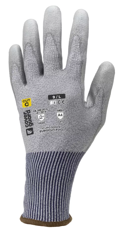 EUROCUT P313 unisex cut-resistant gloves - gray
