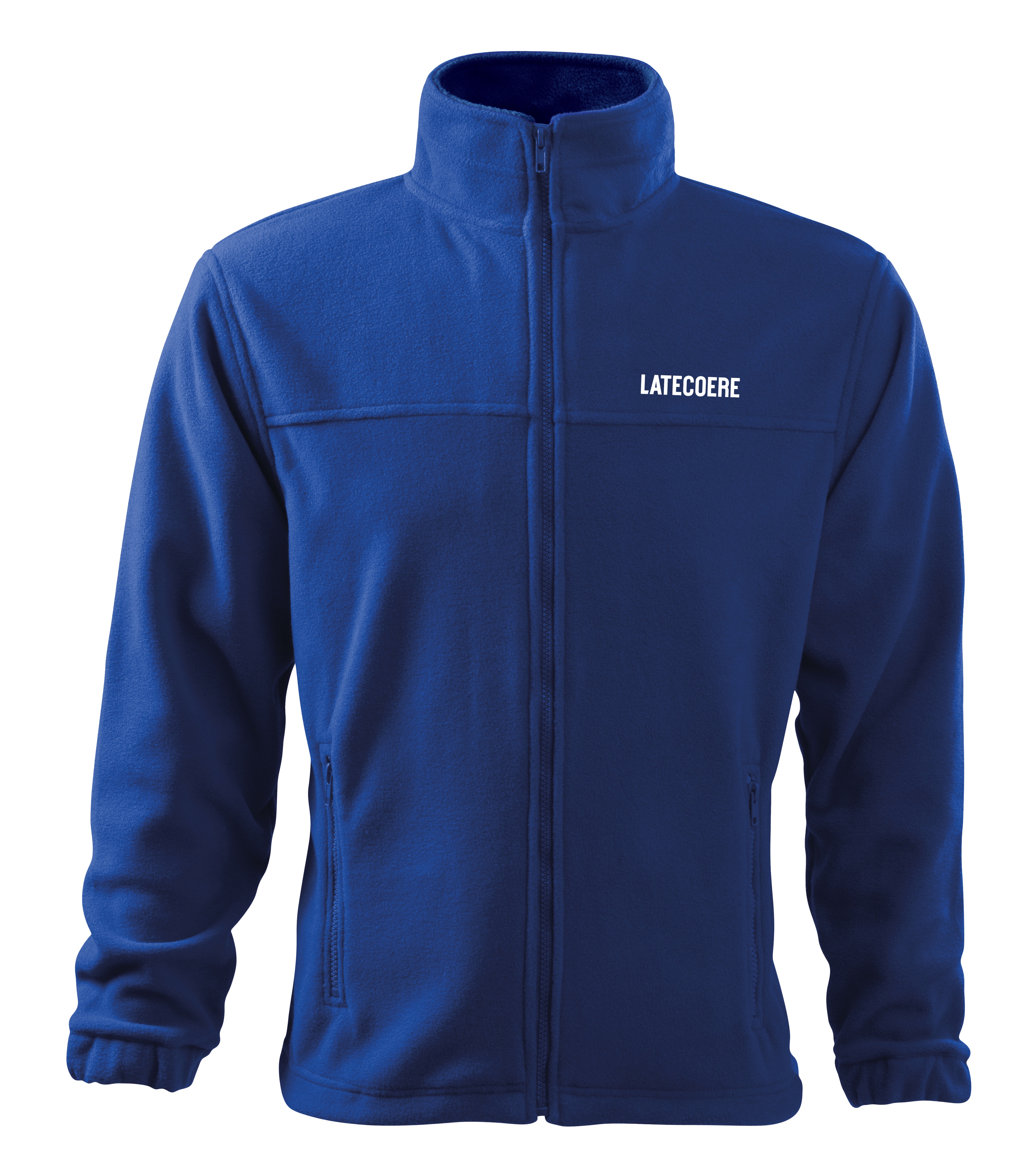 Jacket 501 mikina pánská fleece - královská modrá - výšivka Latecoere