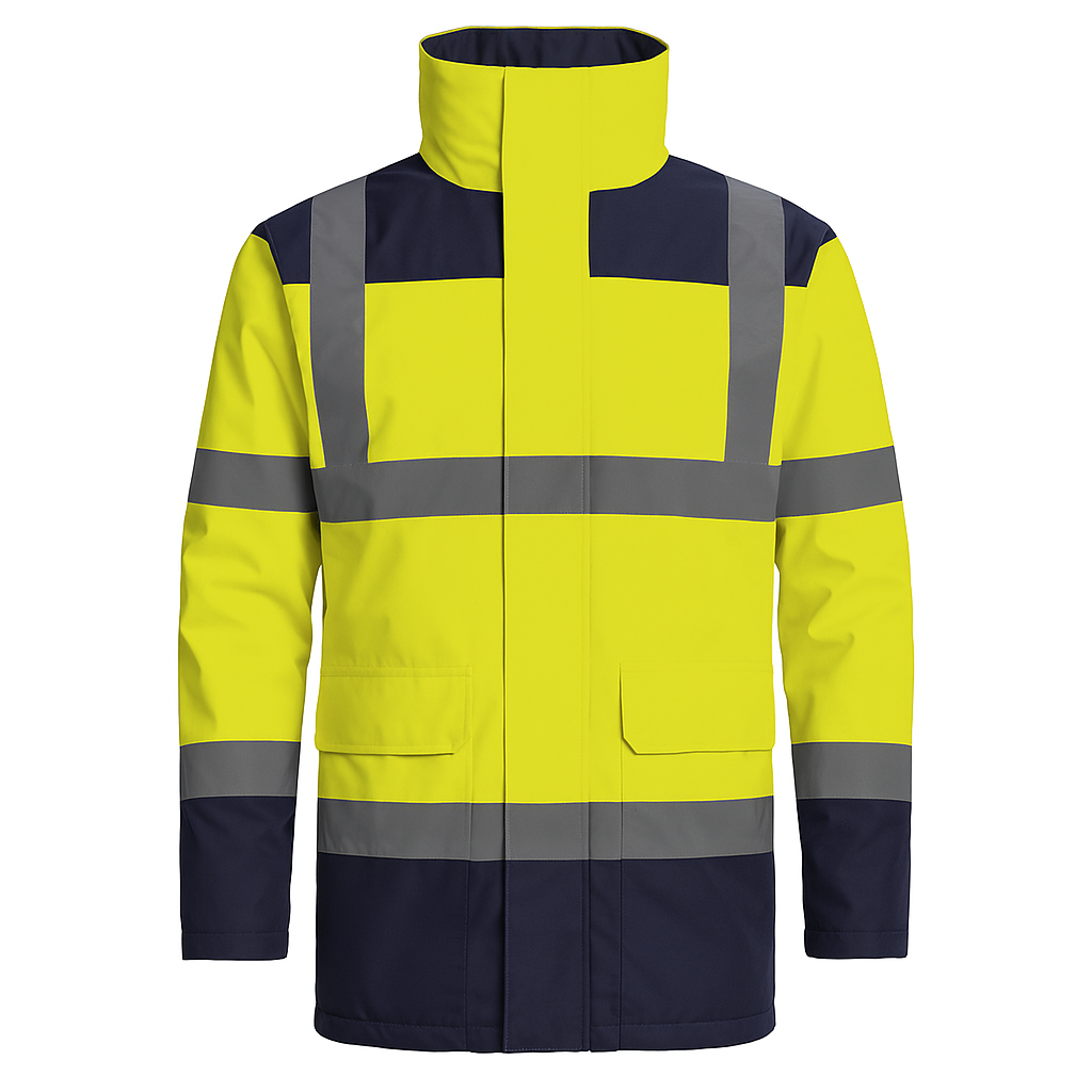 KETA Parka reflex.bunda unisex - žlutá