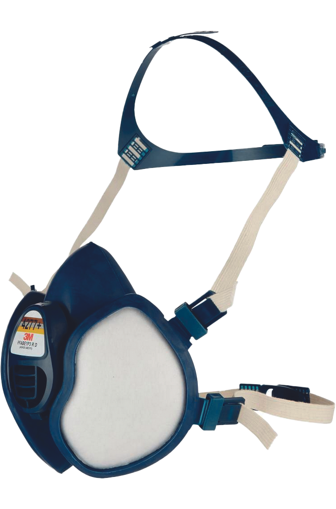 3M 4277 FFABE1P3RD Filtrační polomaska s vyměnitelnými filtry unisex - modrá/bílá