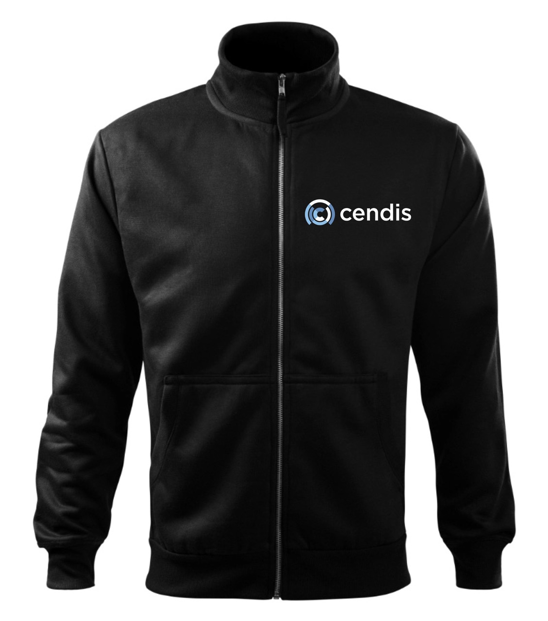 ADVENTURE 407 mikina pánská - černá - potisk Cendis